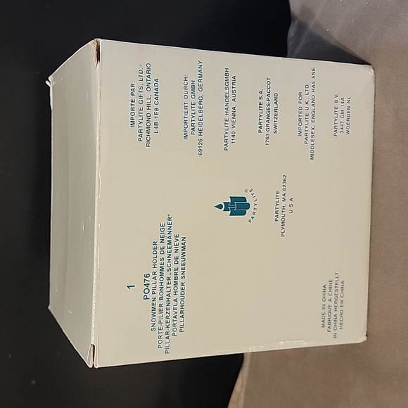 Partylite Snowman Pillar Candle Holder - Picture 7 of 7